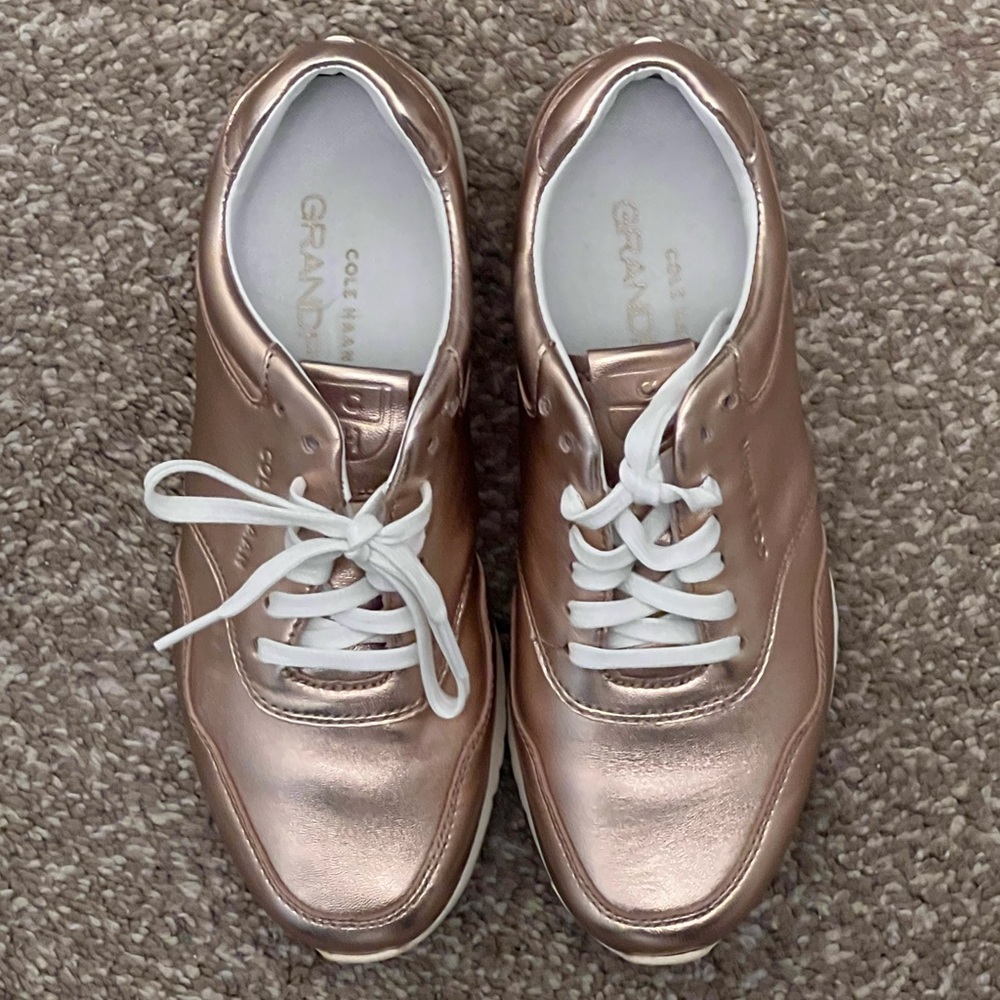 Cole Haan Rose Gold Sneakers